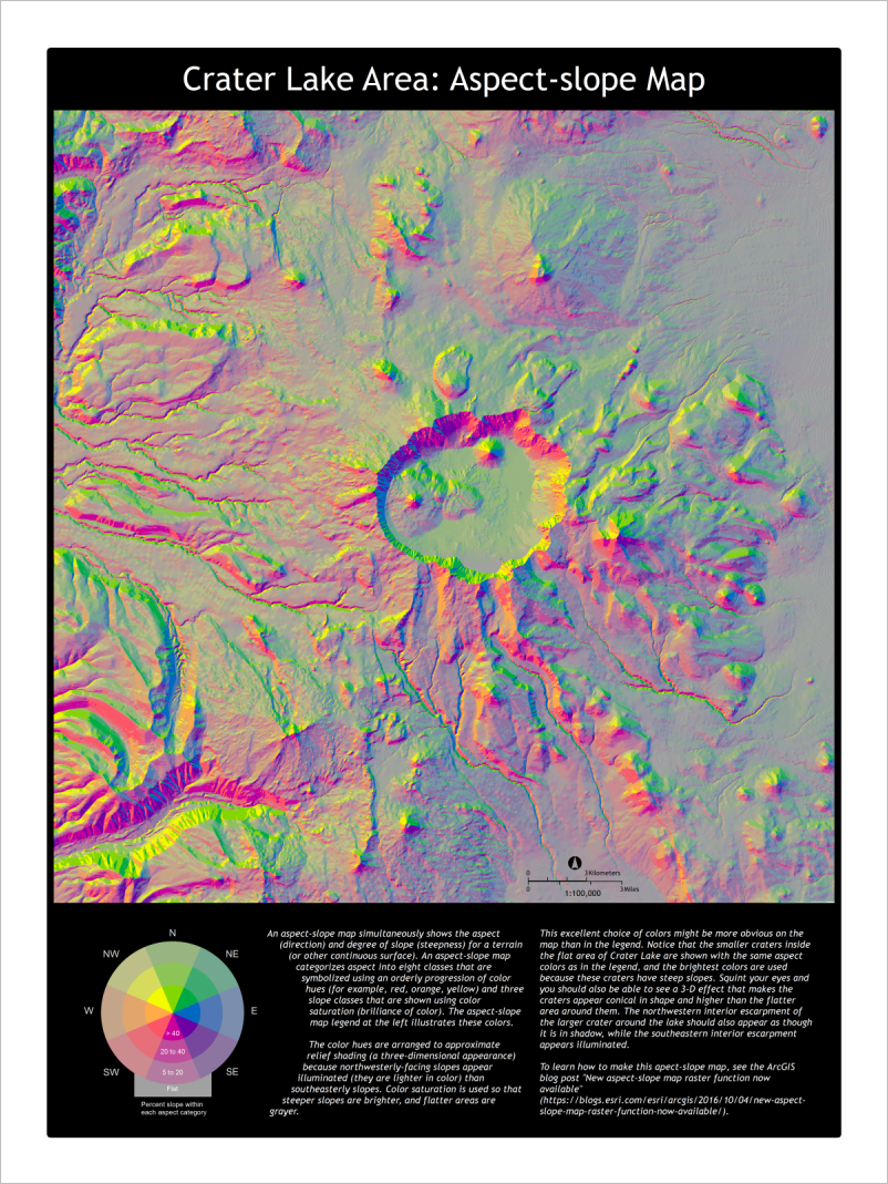 The aspect-slope map you can download to try out this workflow