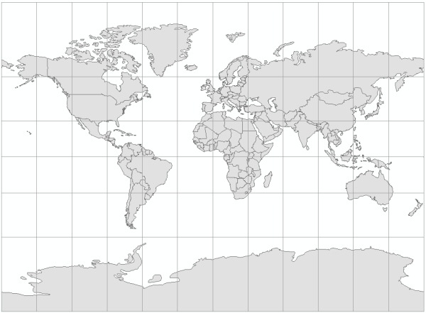 Miller Cylindrical Projection