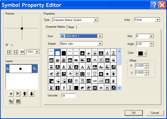 NPS Symbol Property Editor