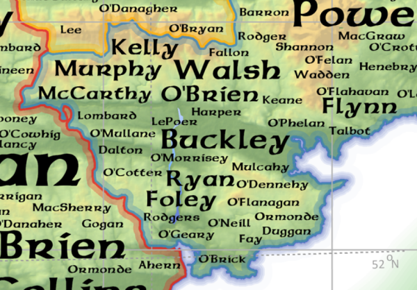 Irish Surnames Close Up 1