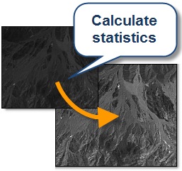 Calculate statistics for better display