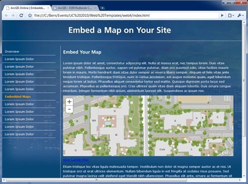 Embedding ArcGIS Online Maps In Your Own Website | ArcGIS Blog